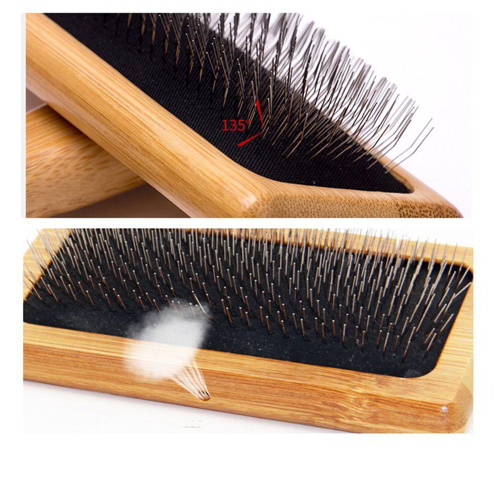 Lược Chải Lông Chuyên Nghiệp Bằng Gỗ Không Gỉ Cho Mèo Cưng