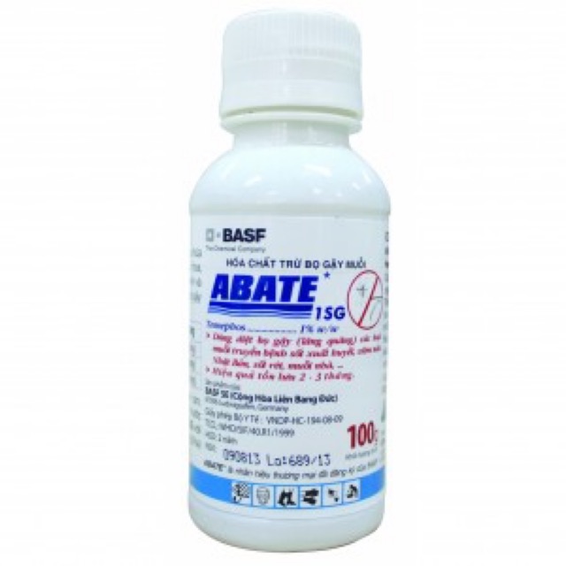 Thuốc diệt lăng quăng abate 1sg lọ 100gr