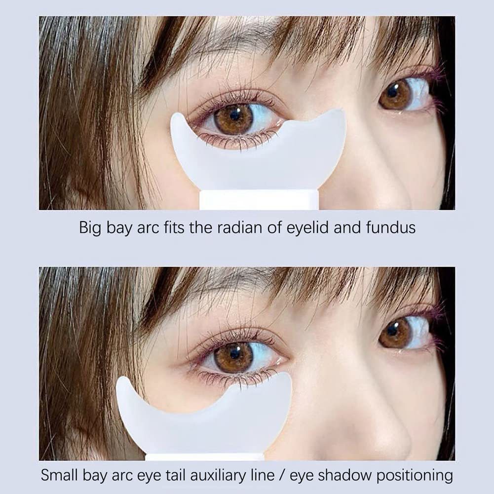 1 Khuôn Silicone Hỗ Trợ Kẻ Mắt / Lông Mày / Mascara Tiện Dụng