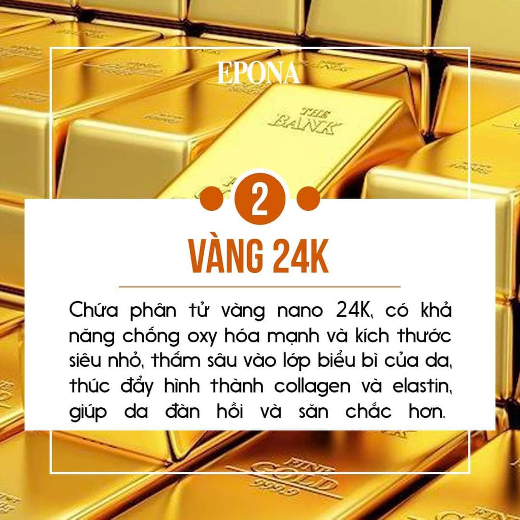 Kem giảm thâm nám tàn nhang, xóa mờ nếp nhăn Chiết Xuất Hồng Sâm Ngàn Năm Epona Original Red Ginseng Gold Whitening 50ml