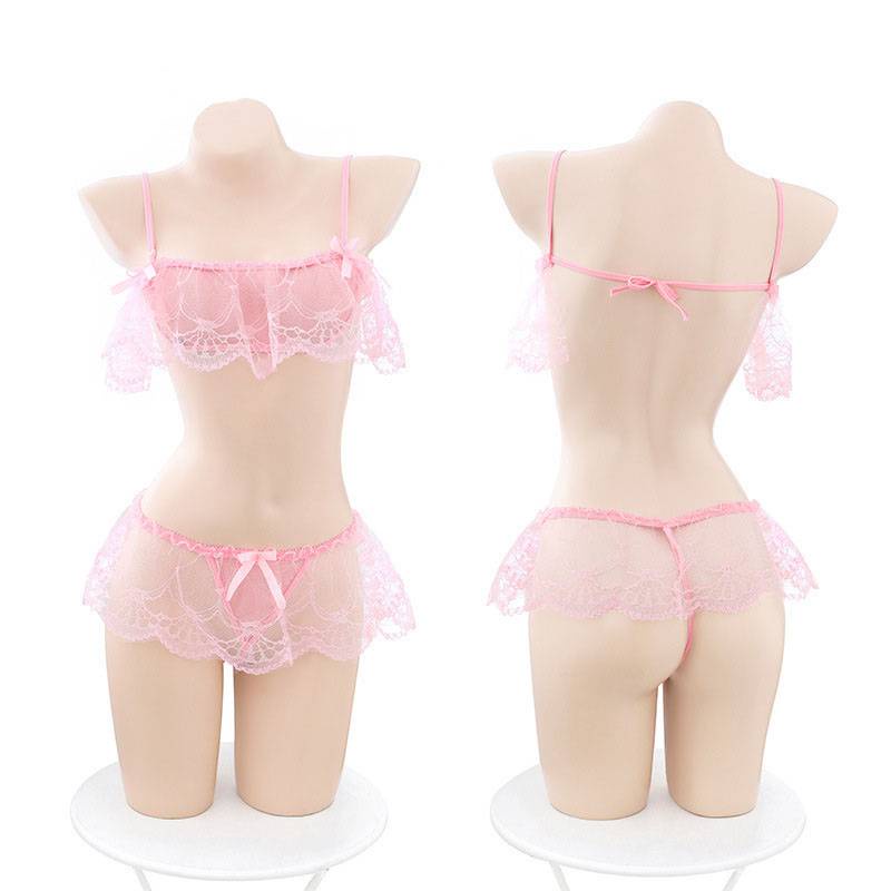 Bộ Đồ Ngủ Hai Mảnh Hóa Trang Cô Hầu Gái Gợi Cảm Thời Trang Cho Nữ