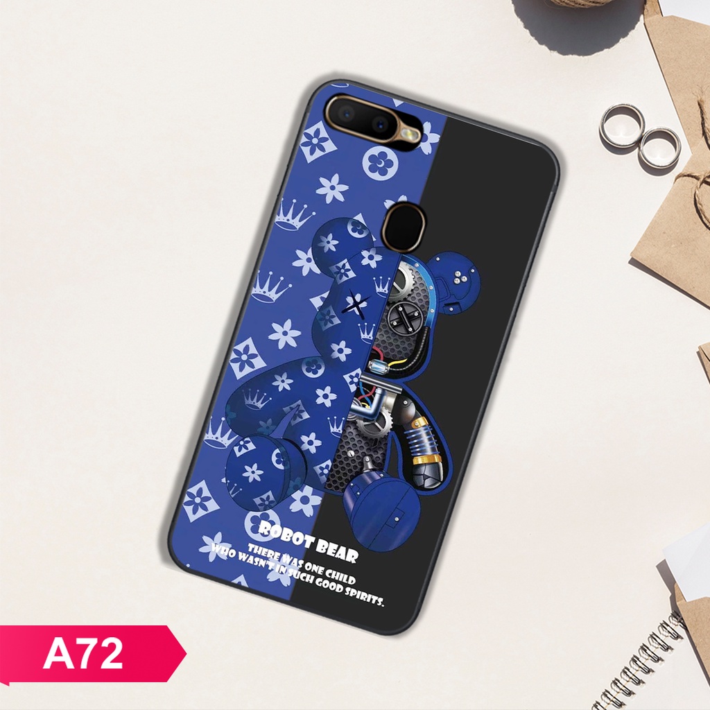 ỐP LƯNG OPPO A5S-OPPO A12-OPPO A7-OPPO F9-OPPO REALME 2 PRO IN HÌNH BEARBRICK CỰC HOT 2021