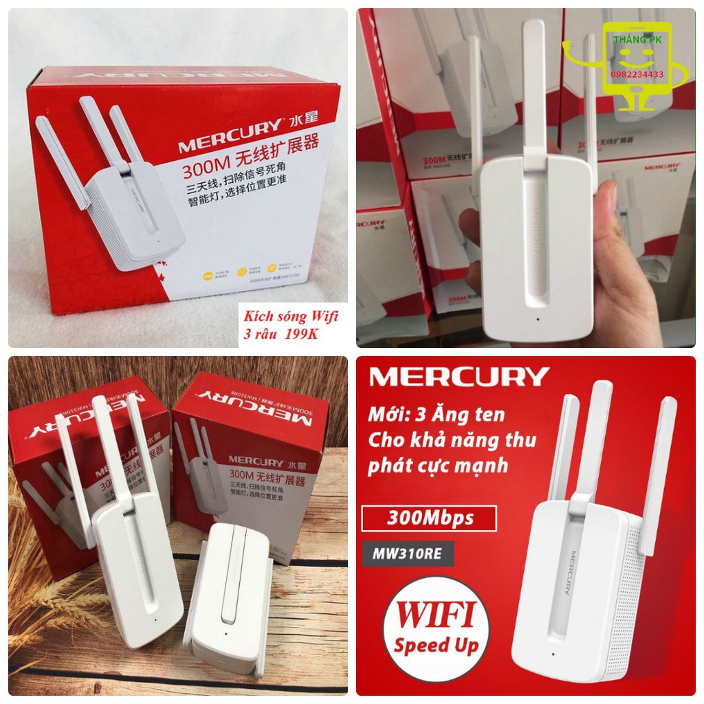 Phát Wifi Mercury 3 Râu