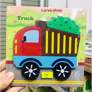 Ghép hình 3D gỗ nổi cho bé