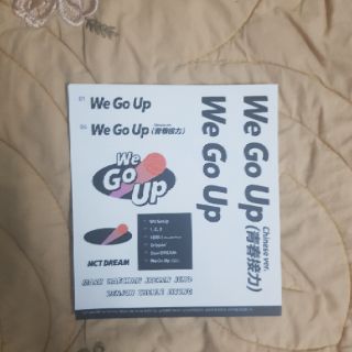 [OFFICIAL] Hình dán sticker We Go Up (NCT DREAM)