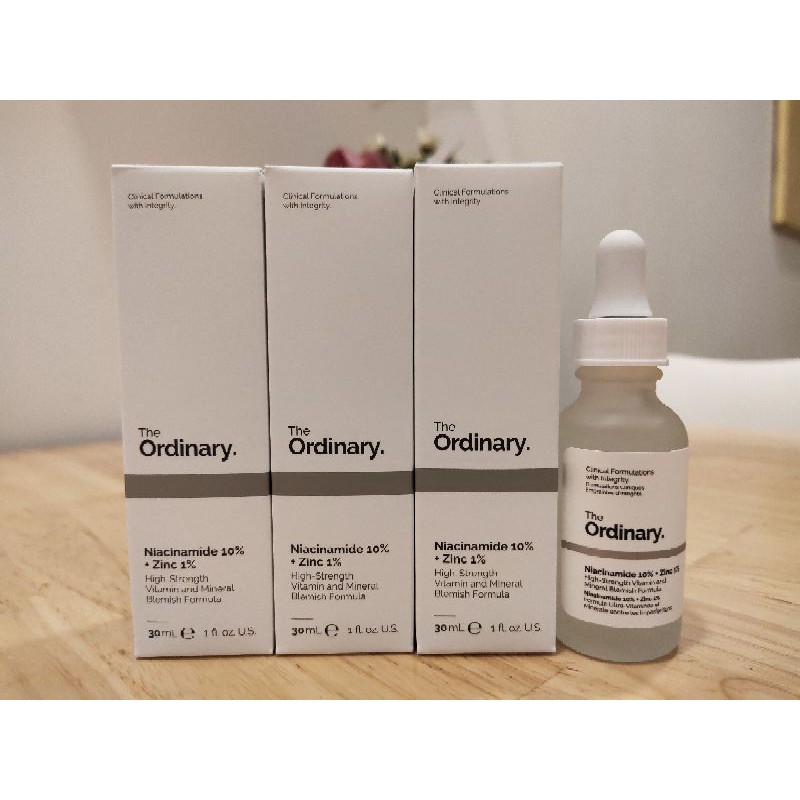 The Ordinary Niacinamide 10% + Zinc 1% 60ml Tinh chất dưỡng da (Bill Mỹ)