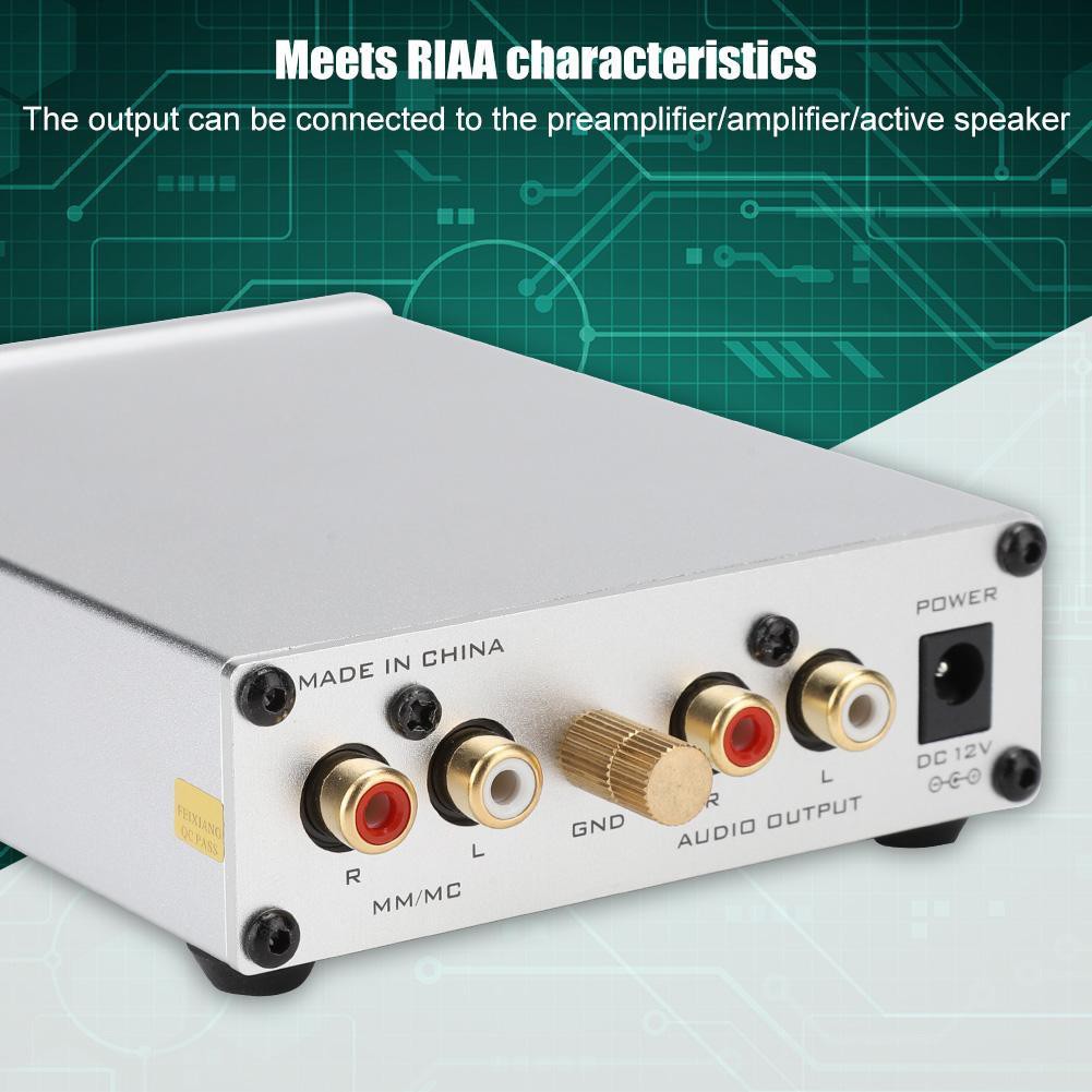 Phono box X2 dành cho mâm than vinyl LP bản nâng cấp Kim MM/MC chất âm sáng đều 3 giải , không gây ù xì tiếng mộc