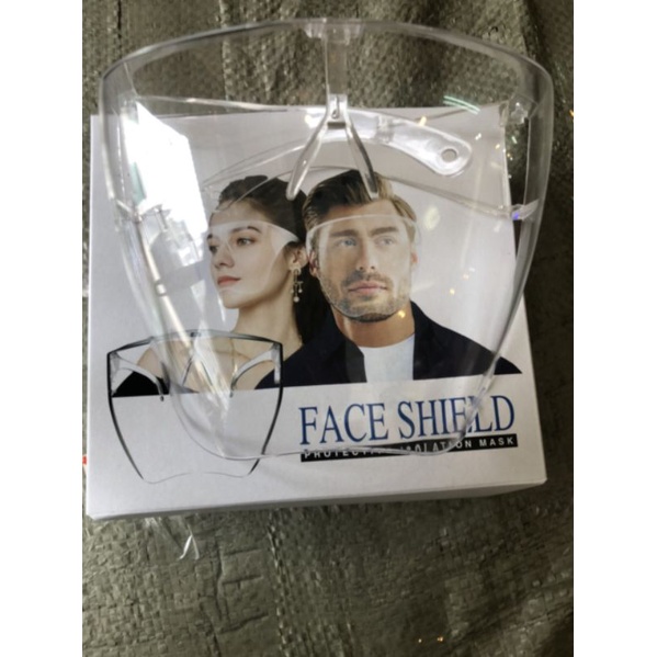 Mắt kính bảo hộ FACE SHIELD MASK chống giọt bắn, chống bụi che hết khuôn mặt bảo