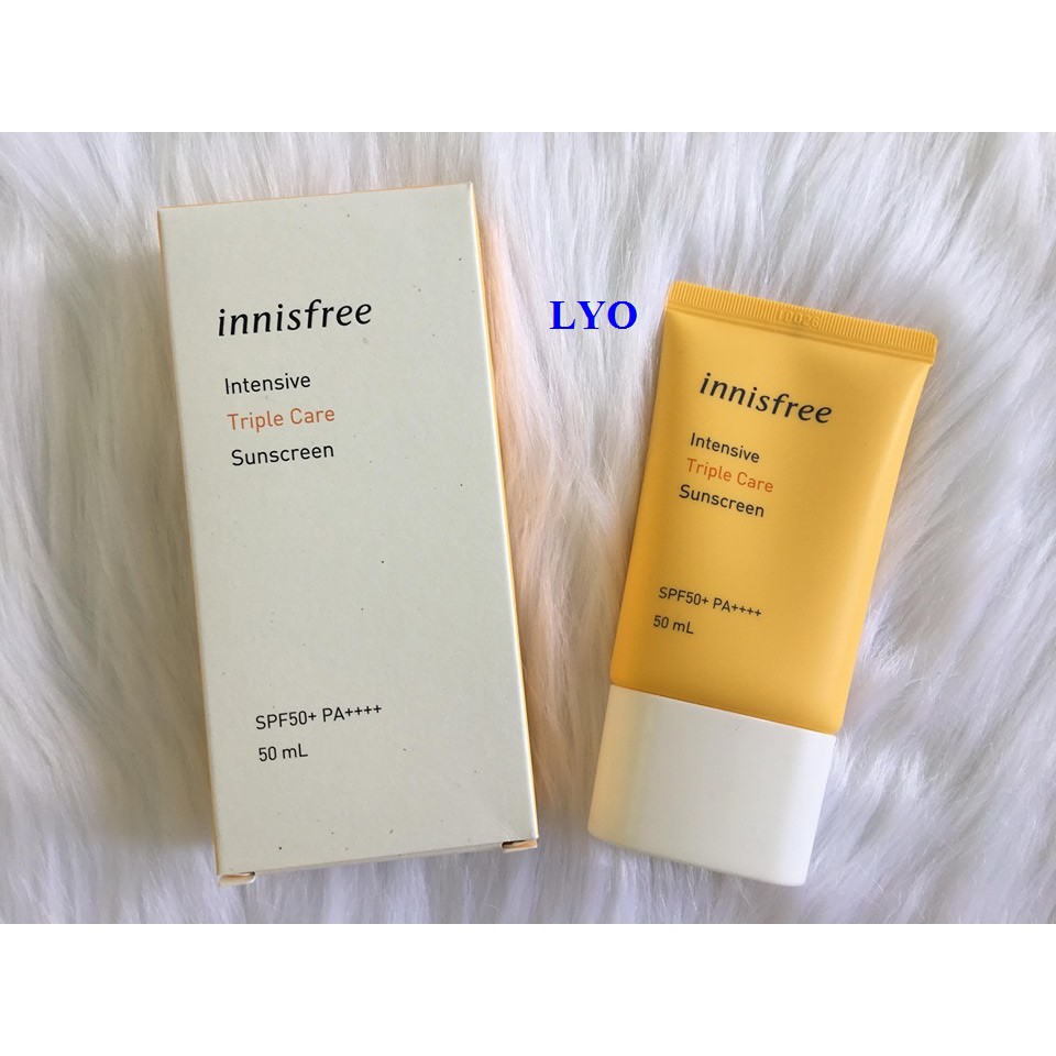 Kem Chống Nắng Innisfree Triple Care, No Sebum, Long Lasting, Mild nội địa Hàn Quốc. | BigBuy360 - bigbuy360.vn