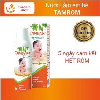Nước tắm thảo dược cho bé giảm rôm sẩy- tamrom rôm sảy giúp thanh nhiệt cho bé 250ml