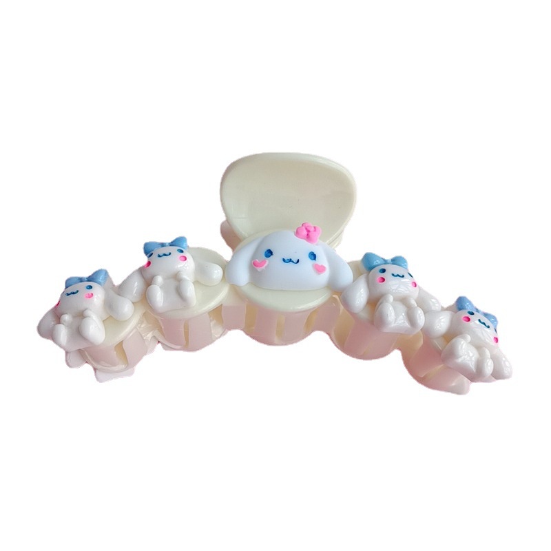 Kẹp Tóc Nhựa Hình Melody Cinnamoroll Melody Sanrio Kuromi PomPomPurin Dễ Thương Trang Trí Cho Học Sinh