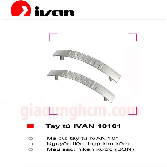 TAY NẮM TỦ IVAN 10101-96mm