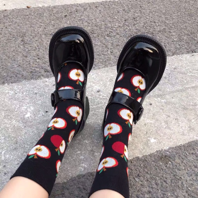 (SẴN Lì 36, Bóng 36 38 39)💥Giày đế cao dáng Lolita da PU quảng châu - 5 ảnh thật cuối | BigBuy360 - bigbuy360.vn