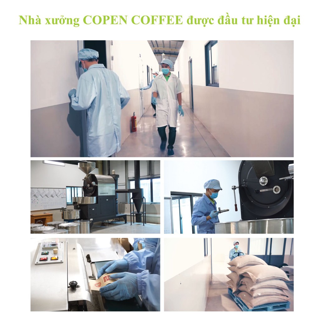 Hộp Cà phê đen hòa tan 2 trong 1 Copen Coffee (18 gói/hộp) đắng vừa, tinh chất cà phê tự nhiên