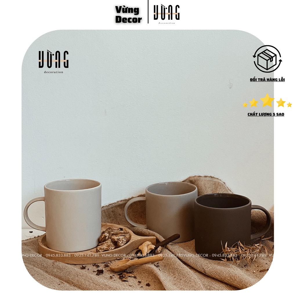 Cốc Gốm Hàng VNXK - Cốc Xuất Dư Đẹp