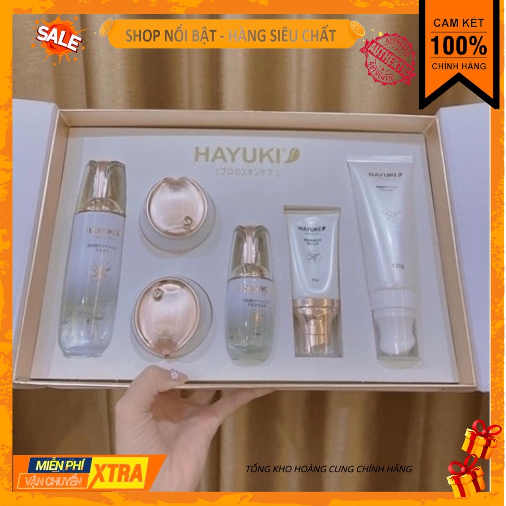 BỘ CHĂM  SÓC DA MẶT HAYUKI LUXURY NHẬT BẢN