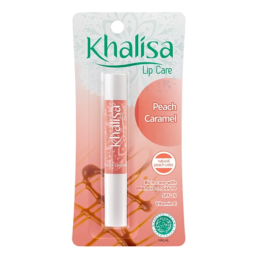 (hàng Mới Về) Son Dưỡng Môi Chiết Xuất Hoa Đào Caramel 2.2g Khalisa | BigBuy360 - bigbuy360.vn
