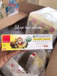 Kem/bàn chải đánh răng cho bé