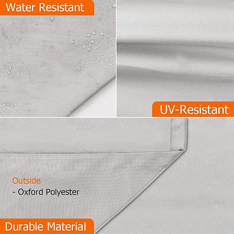 Bọc ghế gấp thuyền Không thấm nước hạng nặng có thể kéo được Bảo vệ cho bọc ghế thuyền của bạn , màu xám