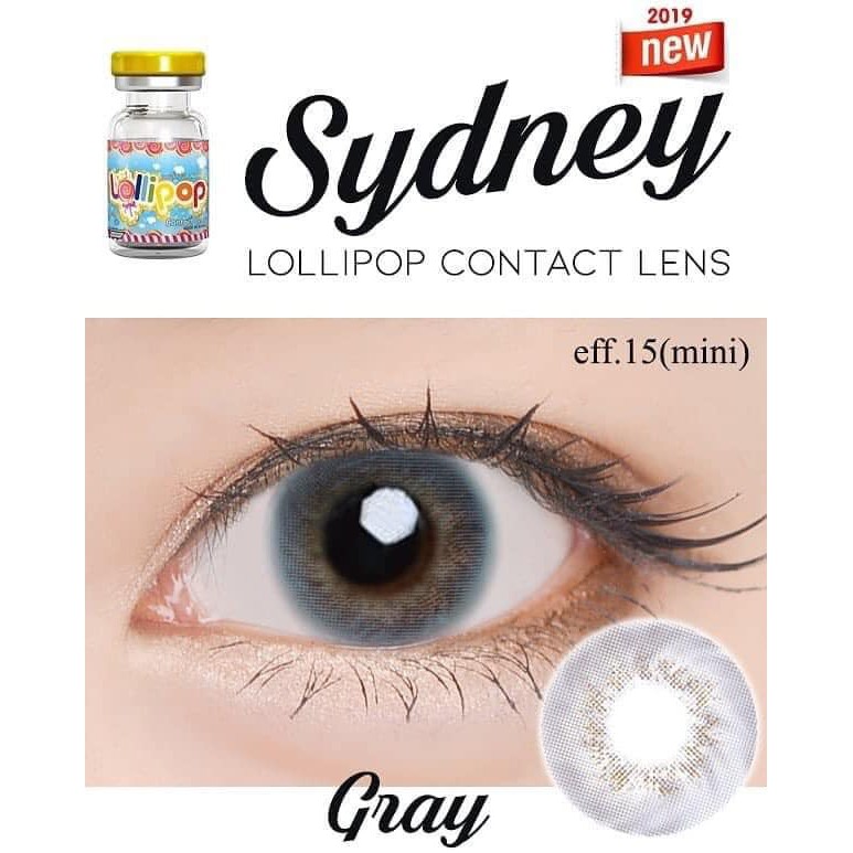 Lens SYDNEY Gray - Lens Chuẩn Thái  - Cam Kết Chính Hãng