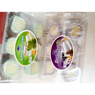 Bánh dẻo Cốm và bánh dẻo khoai môn phủ dừa