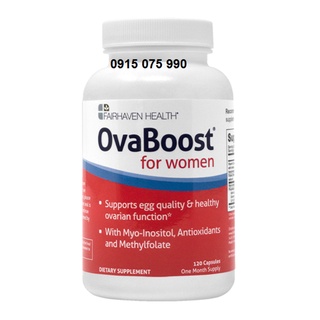 OvaBoost for Women cải thiện buồng trứng đa nang tăng chất lượng trứng