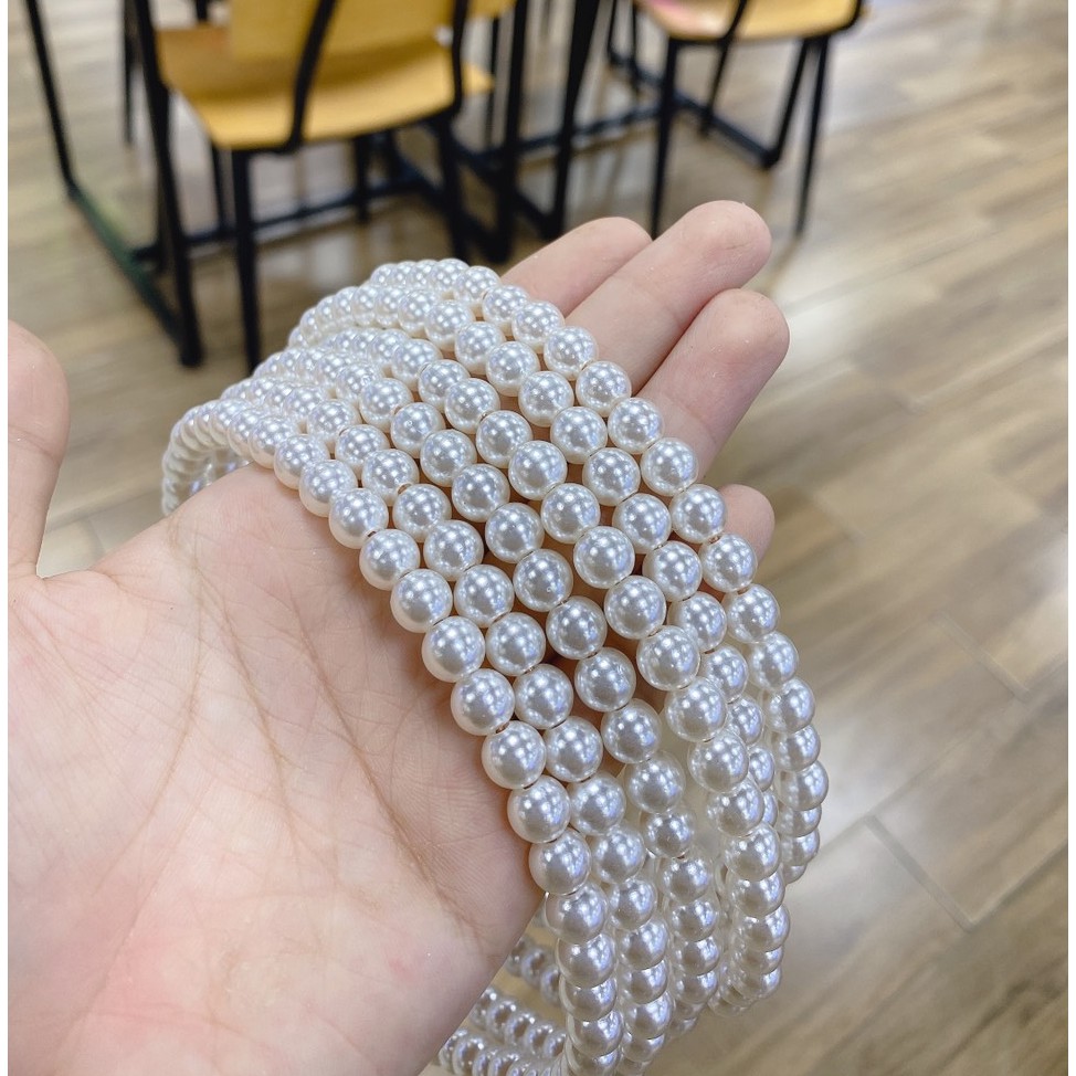 CÀI NGỌC TRAI GIẢ, NHIỀU MẪU TO NHỎ, PHONG CÁCH HÀN QUỐC ULLZANG 6024