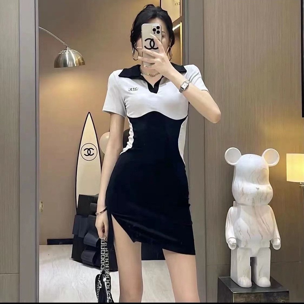 Đầm polo tay ngắn thời trang cá tính cho nữ