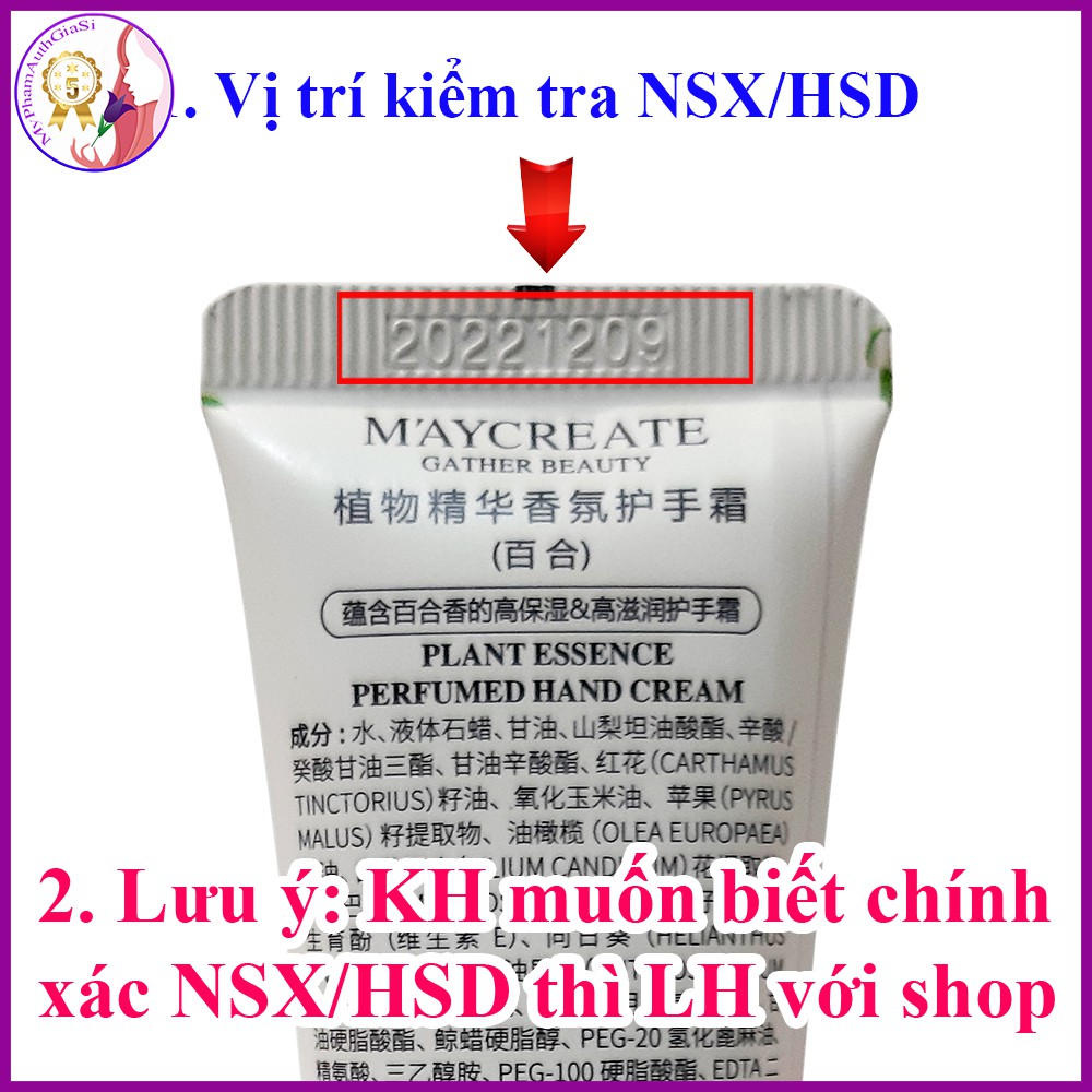 Kem Dưỡng Ẩm Da Tay MAYCREATE Perfume Hand Essence 30g | BigBuy360 - bigbuy360.vn