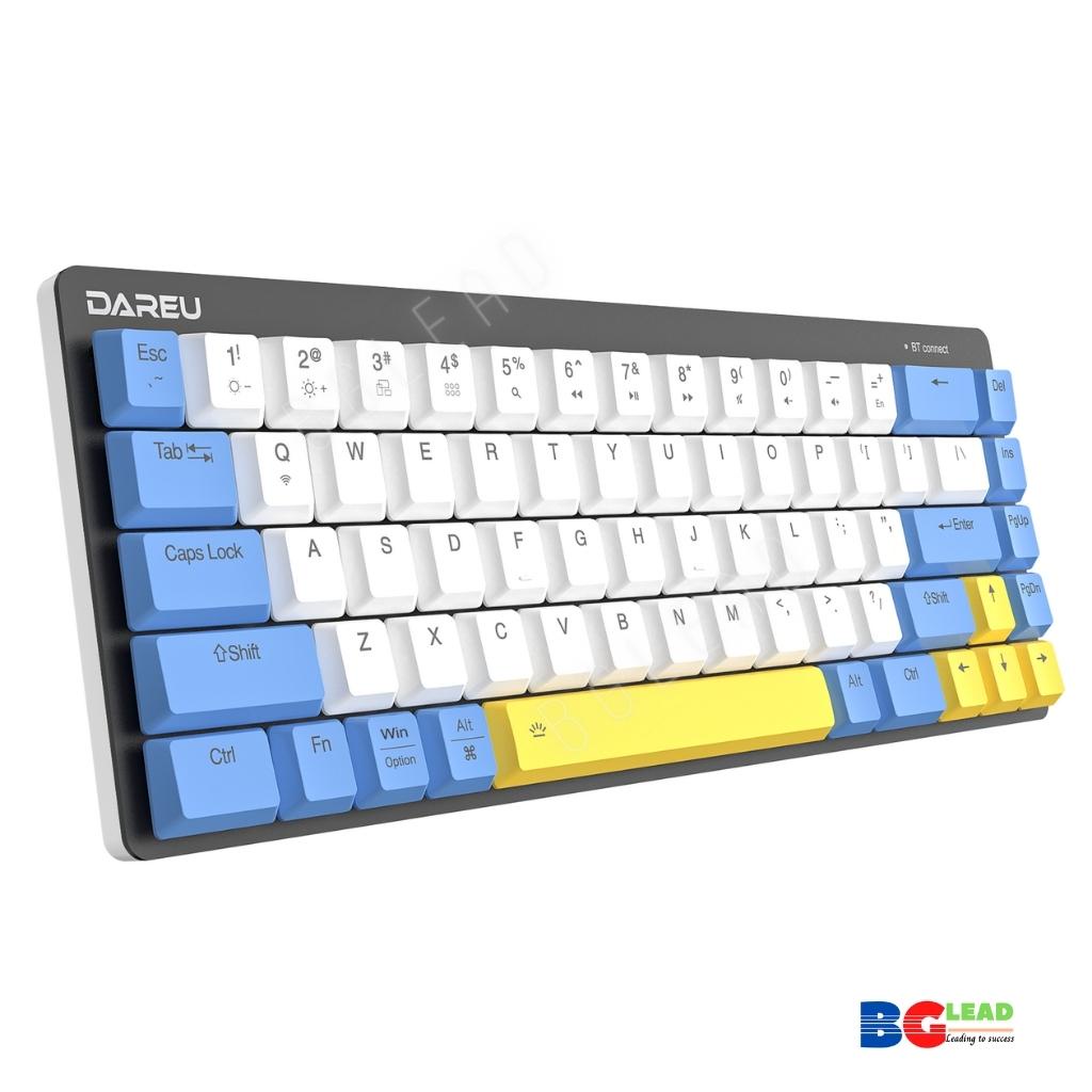 Bàn phím cơ không dây DAREU EK871 | EK868 | EK861 (PBT, Blue/ Brown/ Red D-KAILH switch)