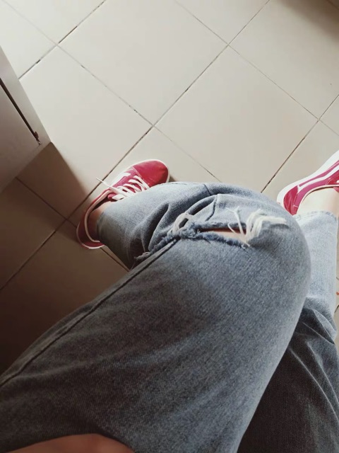 Quần big size jeans rách hông / quần baggy bò kích thước lớn