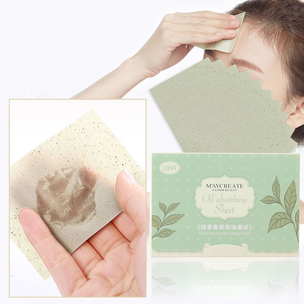 Bộ 100 Tờ Giấy Thấm Dầu Chiết Xuất Hoa Oải Hương Làm Sạch Da Mặt