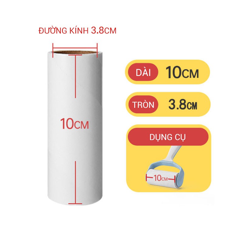 Cây lăn bụi giường, chăn màn, quần áo, lăn lông thú cưng, có lõi thay thế 10cm,bụi