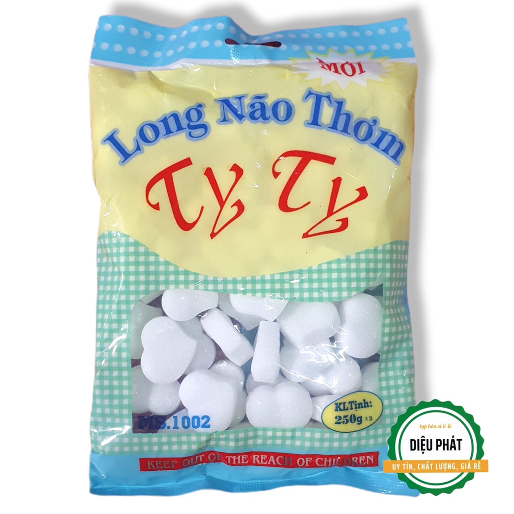 ⚡️ Long Não Thơm Ty Ty Viên Trái Tim Màu Trắng Bịch 250g