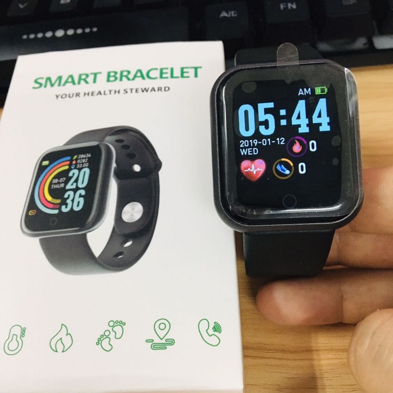 Đồng Hồ Thông Minh y68 fitpro Theo Dõi Nhịp Tim Huyết Áp Chống Thấm Nước Phong Cách Thể Thao 2021 Cho Nam Và Nữ y68