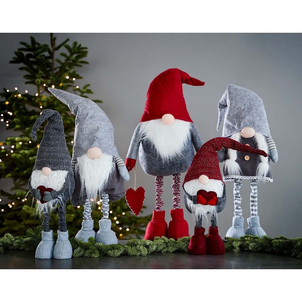 Thần lùn giáng sinh | JYSK Bronsit| polyester/cát | xám | D26xR16xC130cm