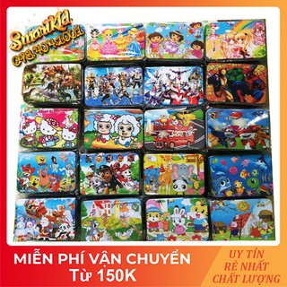 CHÍNH HÃNG_Tranh Xếp Hình 100 Mảnh Ghép Hình Bằng Gỗ Cho Bé 1-10 Tuổi