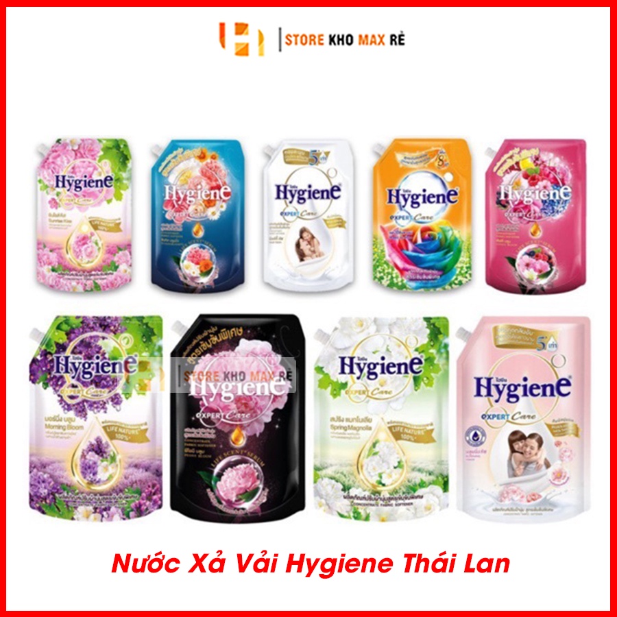 Nước Xả Vải Hygiene Thái Lan Đậm Đặc Lưu Hương Lâu, Có Mã QR Chính Hãng