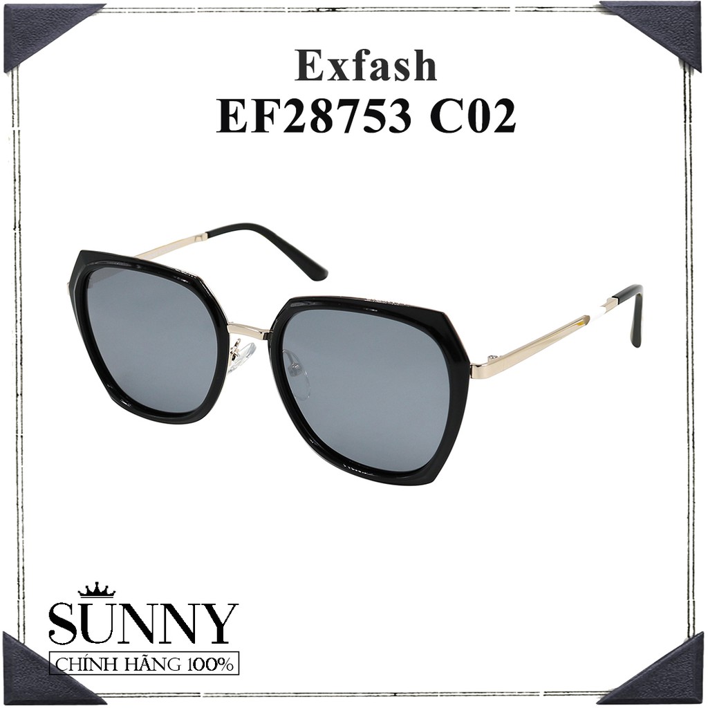 EF28753 - kính mắt nam nữ Exfash chính hãng Korea, kèm tem thẻ chống hàng giả do bộ công an cấp