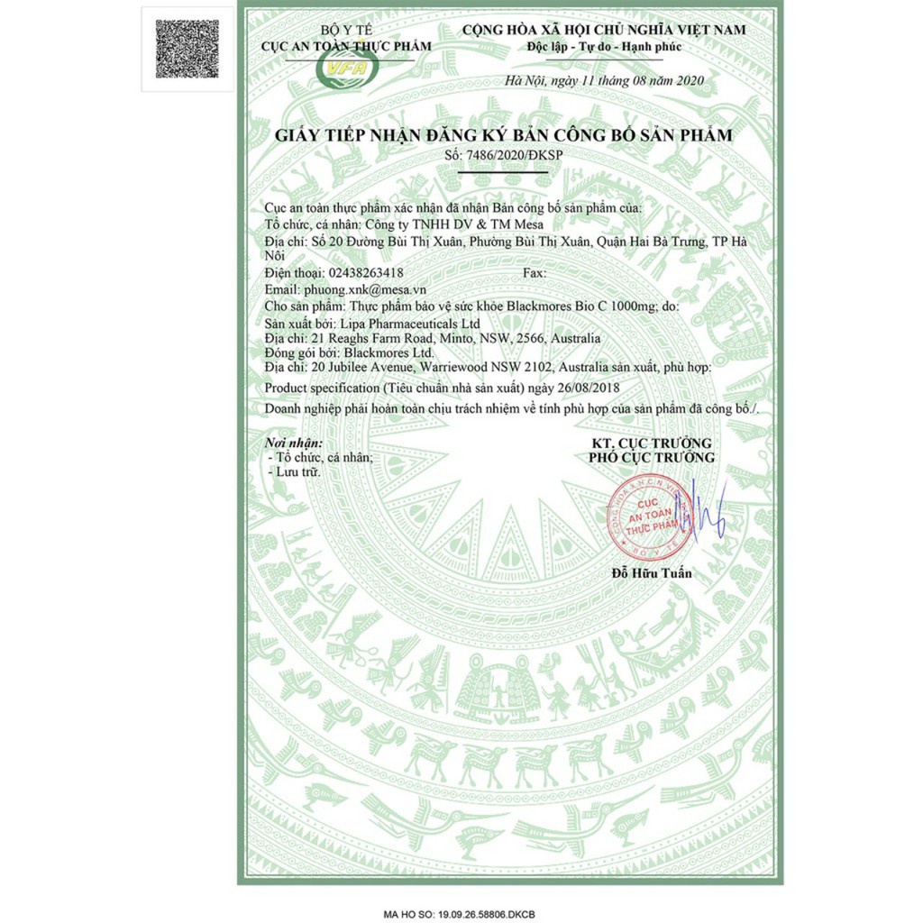 Viên Uống Vitamin C Blackmores Bio C 1000 150 Viên BIOC BLACKMORE ÚC