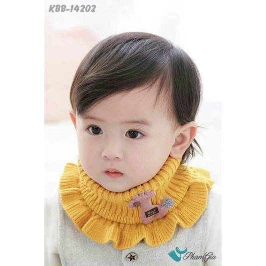 khăn len ống cổ nhún hình hươu