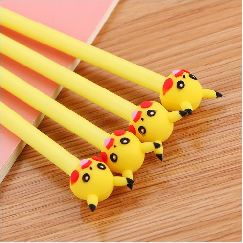 Bút bi nước Pikachu màu vàng  (loại đẹp)