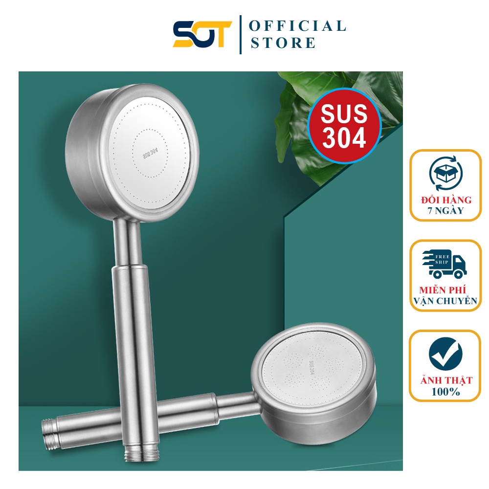 Vòi sen, đầu sen tắm TĂNG ÁP chất liệu NHÔM tia sương TS-01 - HÀNG CAO CẤP