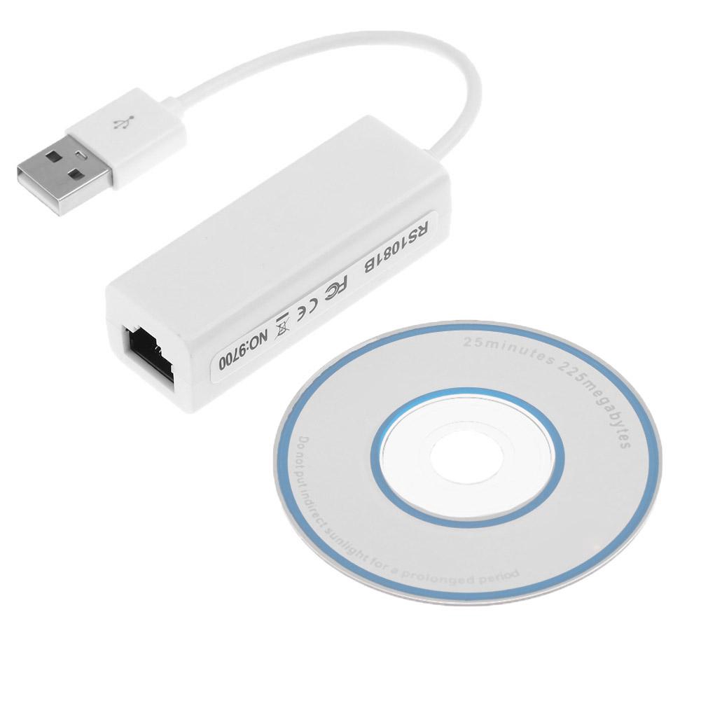 [rememberme]Wifi Adapter White USB 2.0 To RJ45 LAN Ethernet v Network Adapter WIN7 For WIN98/ ME/ 20