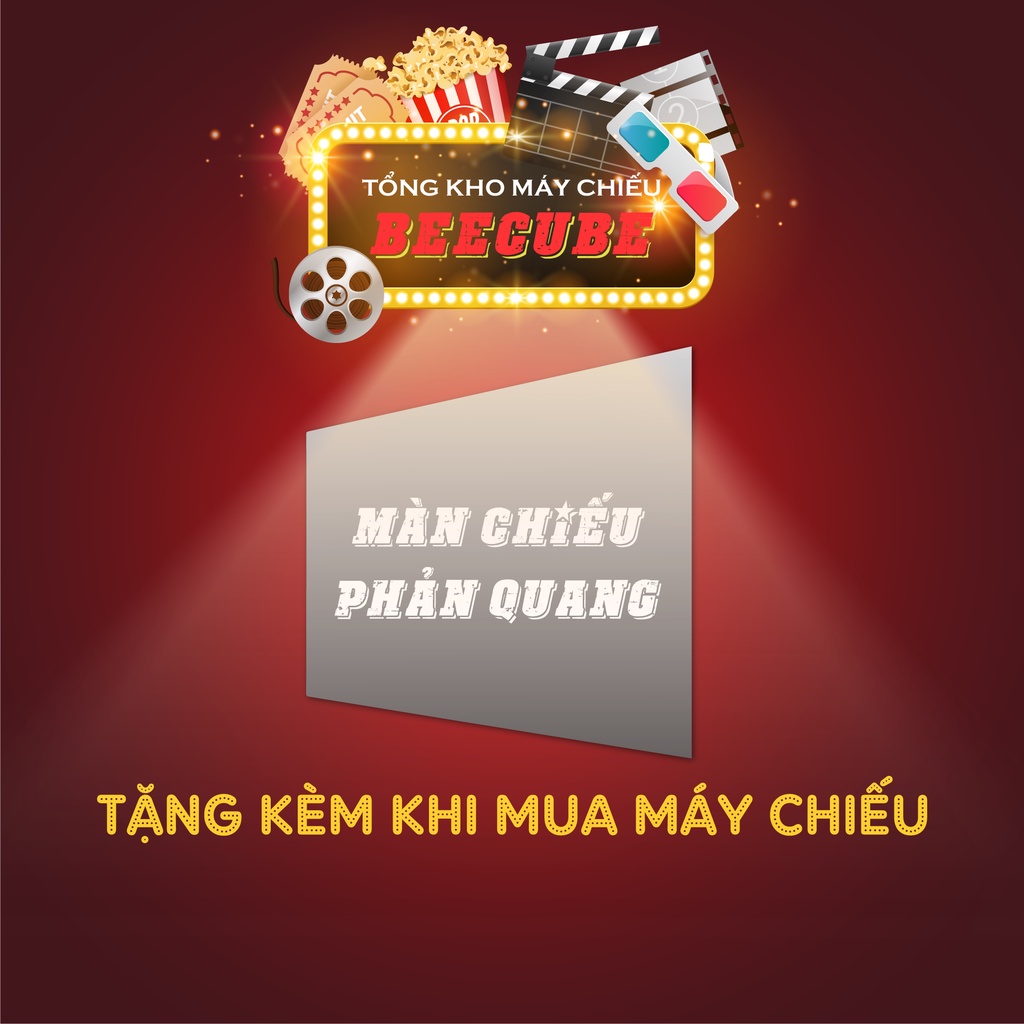Màn Chiếu Tương Phản Cao - Hỗ Trợ Cho Máy Chiếu Tăng Độ Sáng