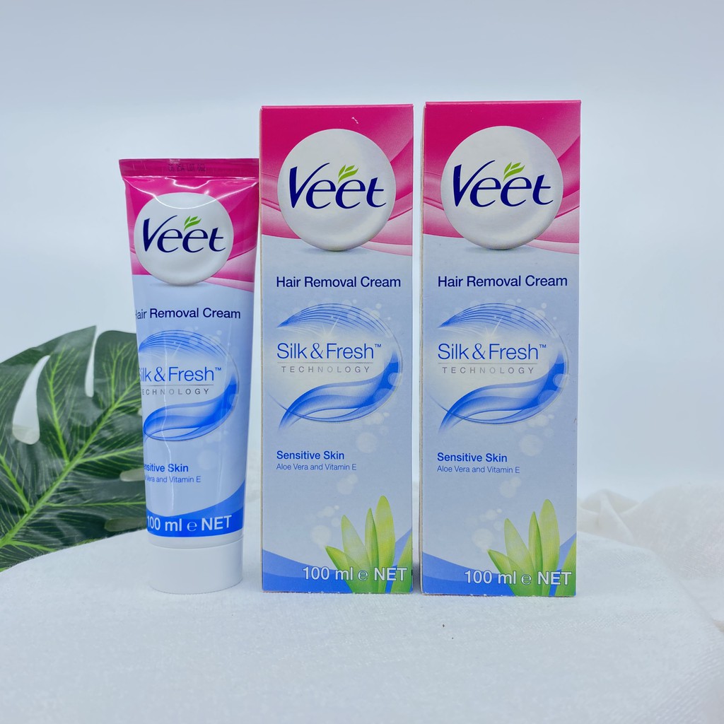 KEM TẨY LÔNG VEET CHO MỌI LOẠI DA - CÓ DAO CẠO - 100ml- hàng đức chuẩn