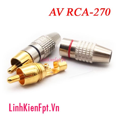 Jack hoa sen AV RCA - 270