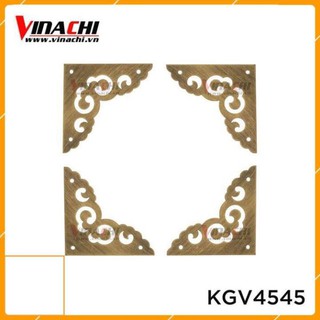 Ke góc vuông họa tiết vàng đồng