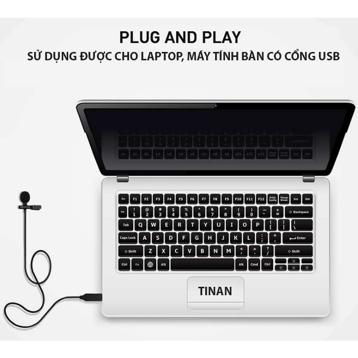 Micro Kẹp Áo Cổng USB Cho Laptop, Máy Tính Bàn, Cắm Là Chạy
