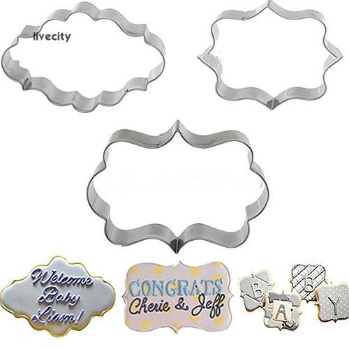 Set 3 Khuôn Làm Bánh Quy Đa Năng Tiện Lợi